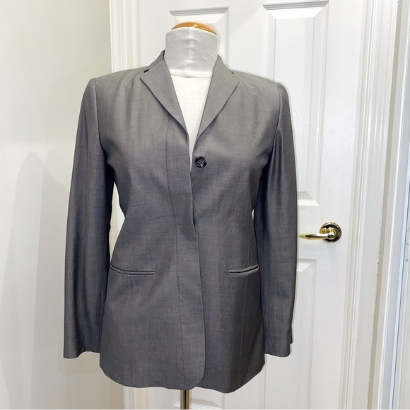 VINTAGE BANANA REPUBLIC Classic Gray Blazer - Picture 1 of 7
